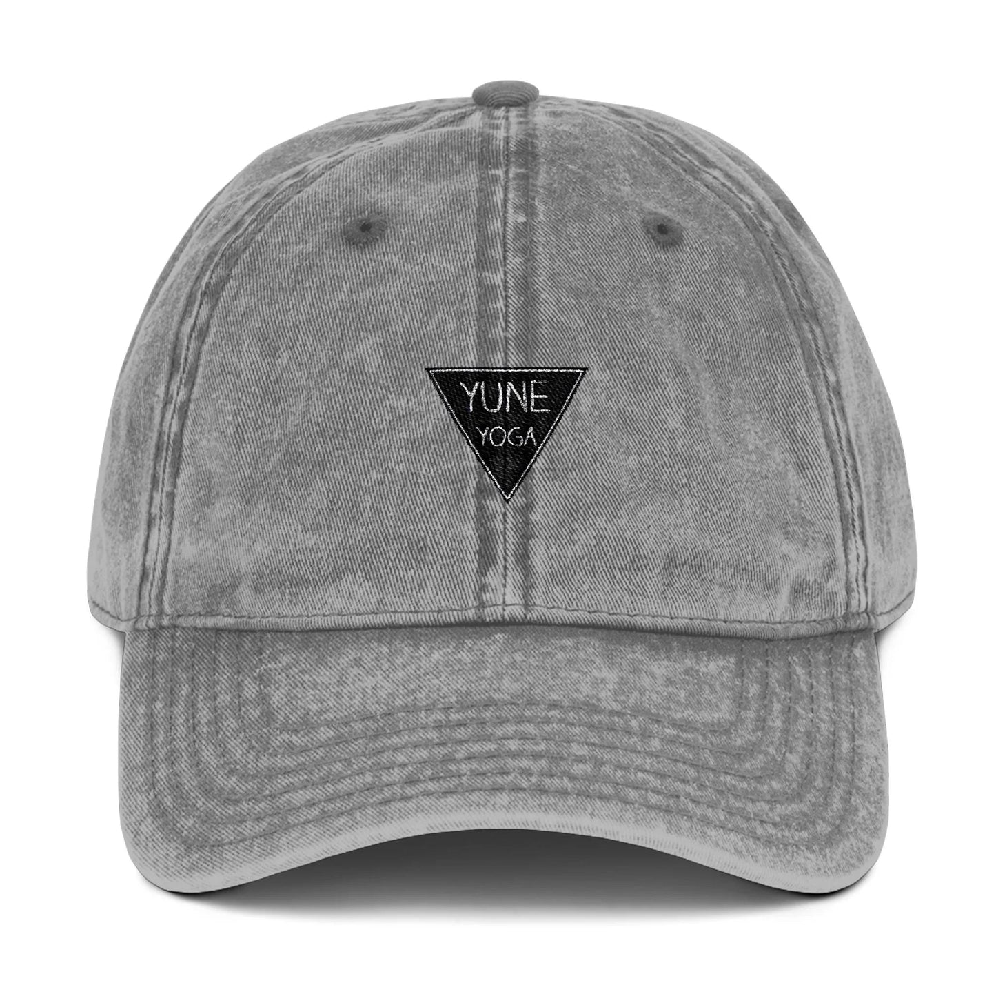 Embroidered Vintage Yoga Cap – 100% Organic Cotton Hat by Yune Yoga