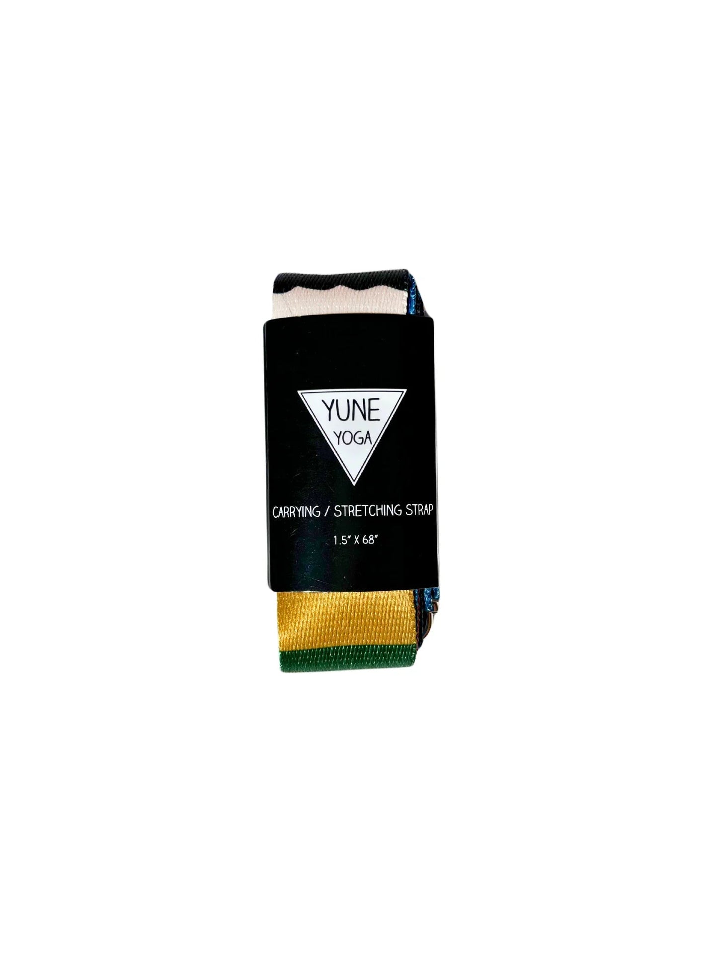Elk Meadow Yoga Strap – Rainbow Stretching Strap w/ Metal Buckles | Yune Yoga