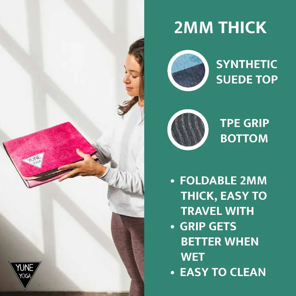 Foldable Yoga Mat – Apollo | Lightweight Eco-Friendly Travel Mat by Yune Yoga