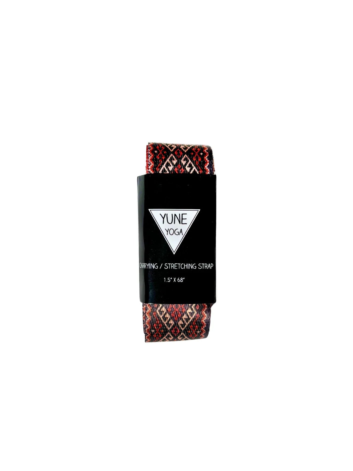 Moab Sunset Yoga Strap – Red Stretching Strap w/ Metal Buckles | Yune Yoga