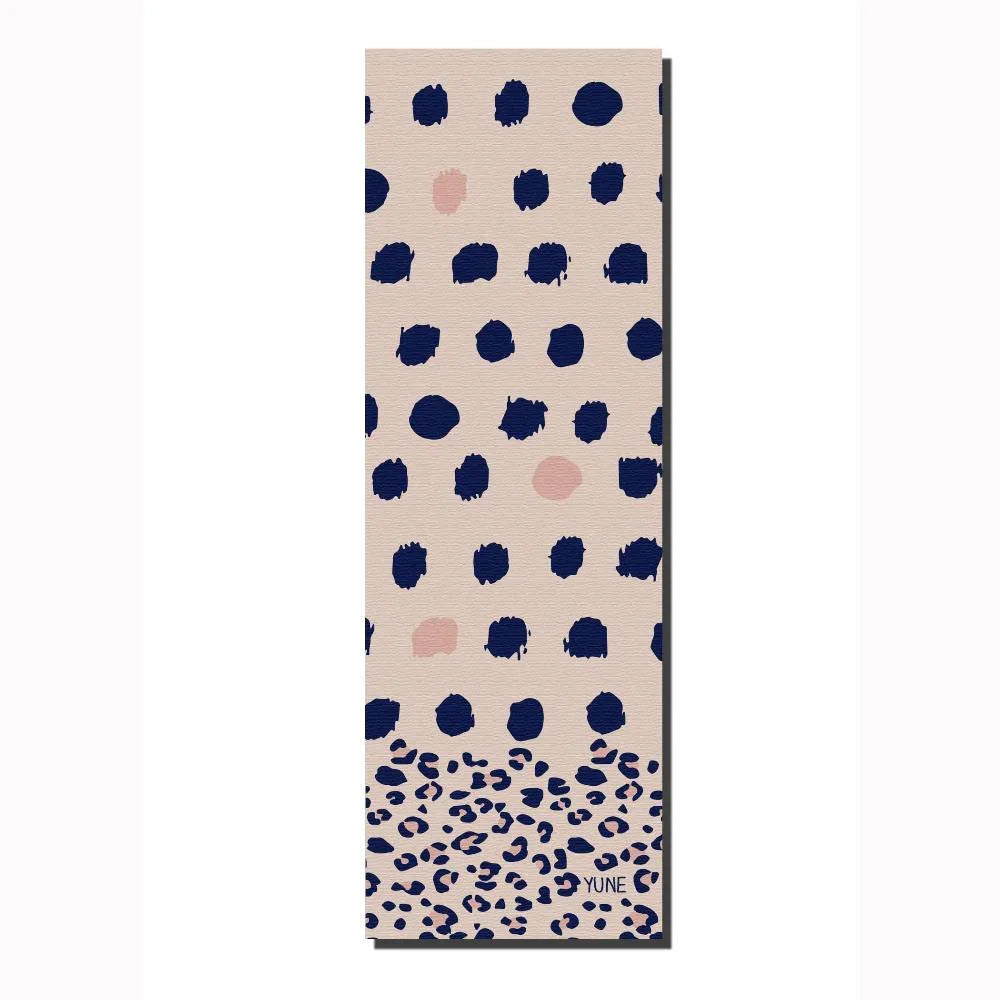 Yune Yoga BI83 Leopard 6mm Non-Slip Yoga Mat | Cushioned Grip, Easy-Clean