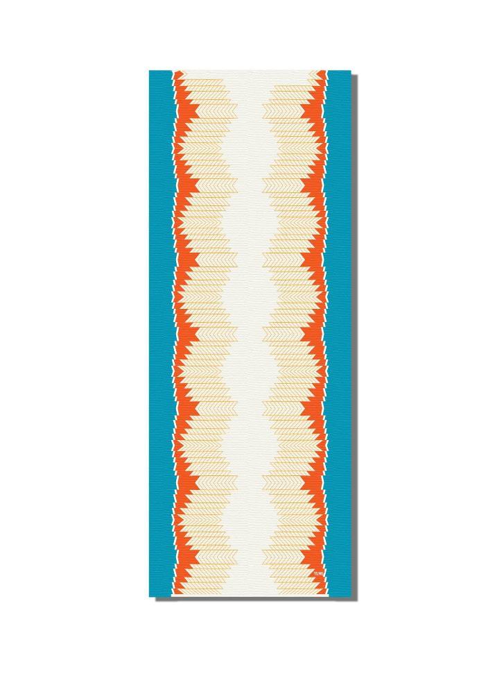 Pagoda Yoga Mat – Extra Thick, Non-Slip, Eco-Friendly PER with Vibrant UV-Printed Design | Yune Yoga