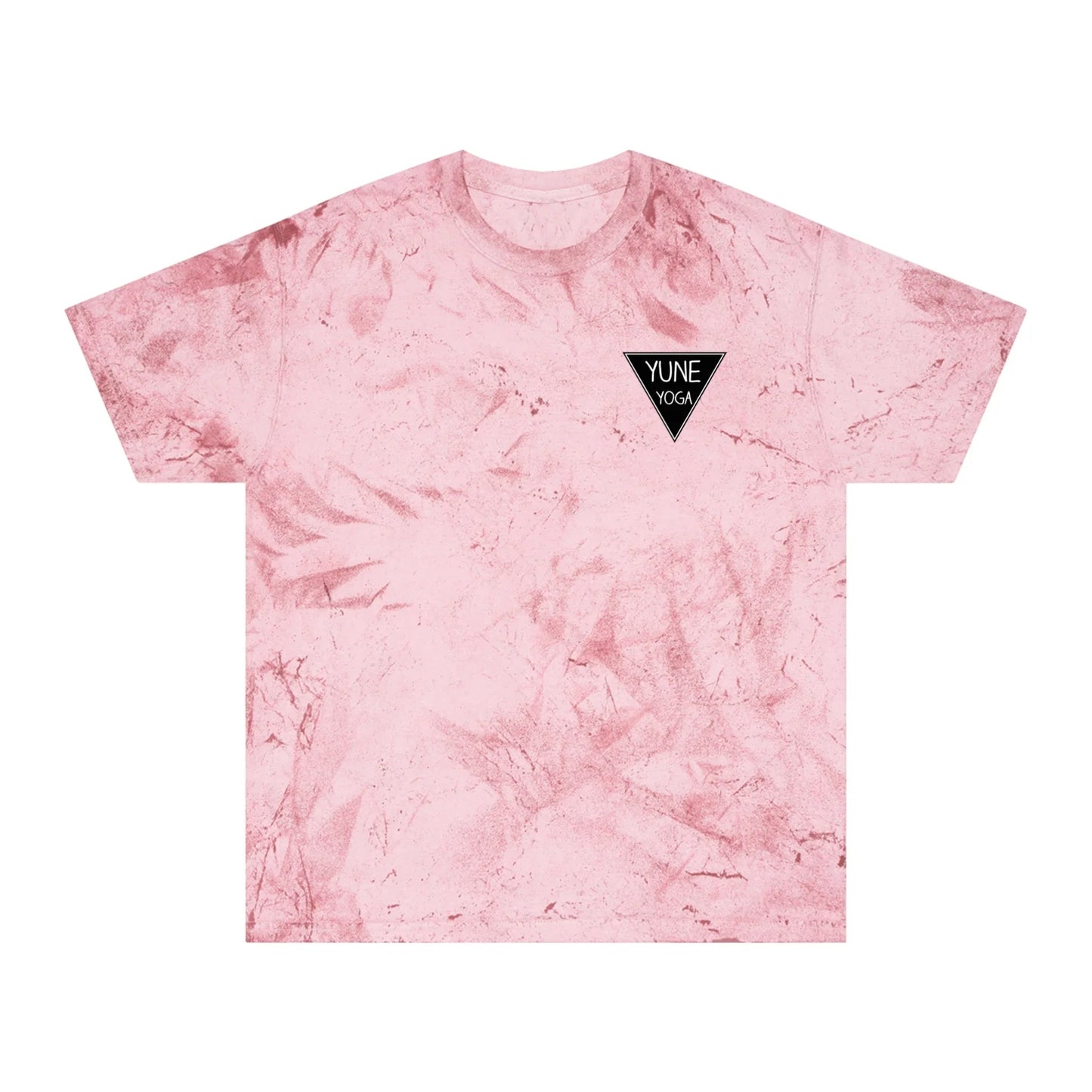 Color Blast Organic Cotton Tie-Dye Yoga Tee – Unisex Vibrant T-Shirt by Yune Yoga