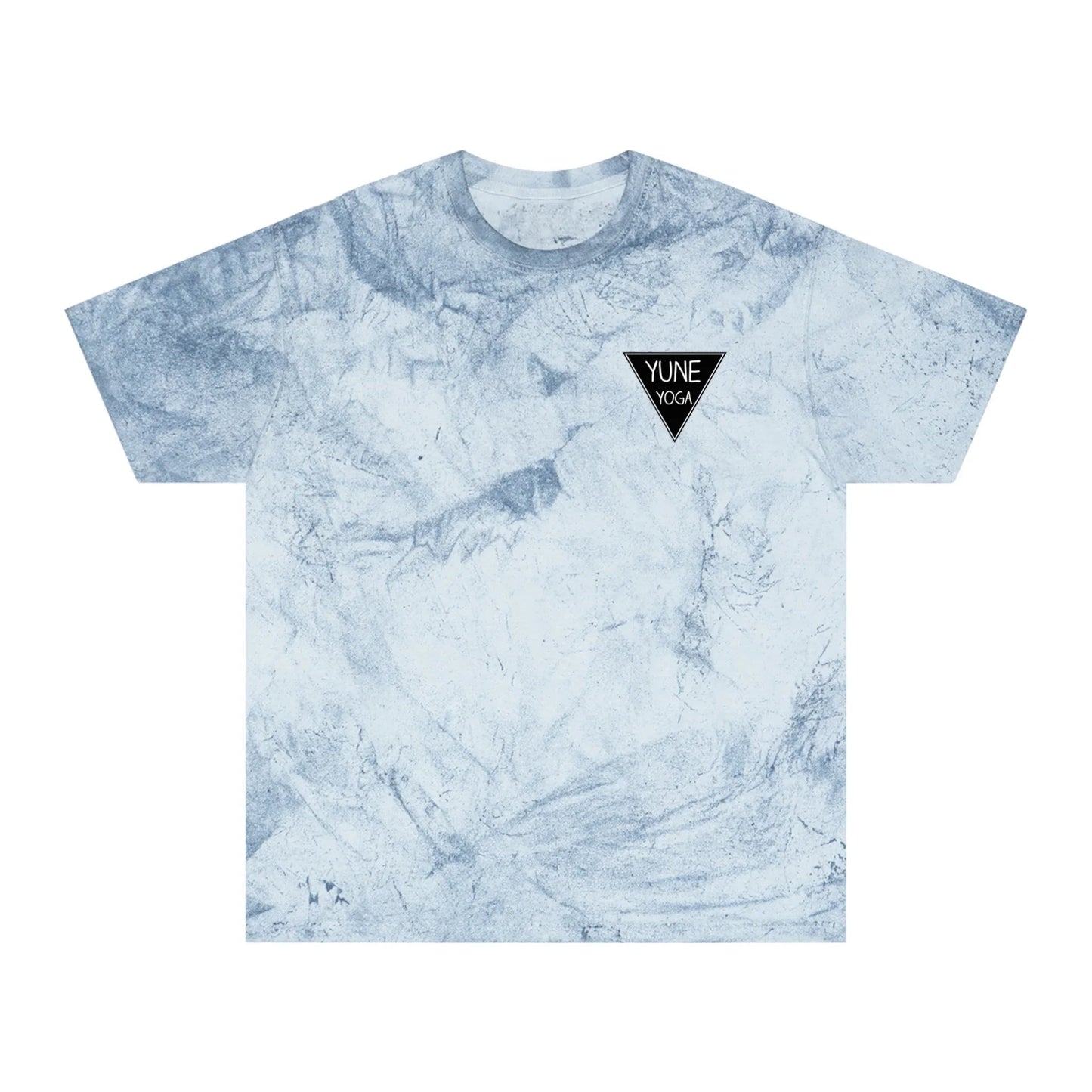 Color Blast Organic Cotton Tie-Dye Yoga Tee – Unisex Vibrant T-Shirt by Yune Yoga