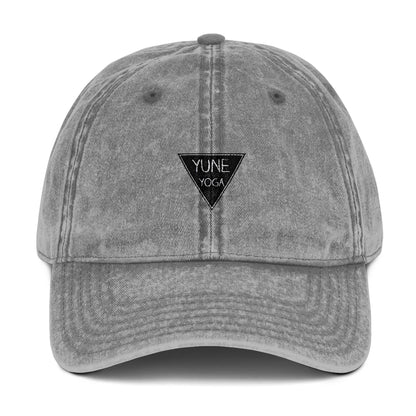 Embroidered Vintage Yoga Cap – 100% Organic Cotton Hat by Yune Yoga