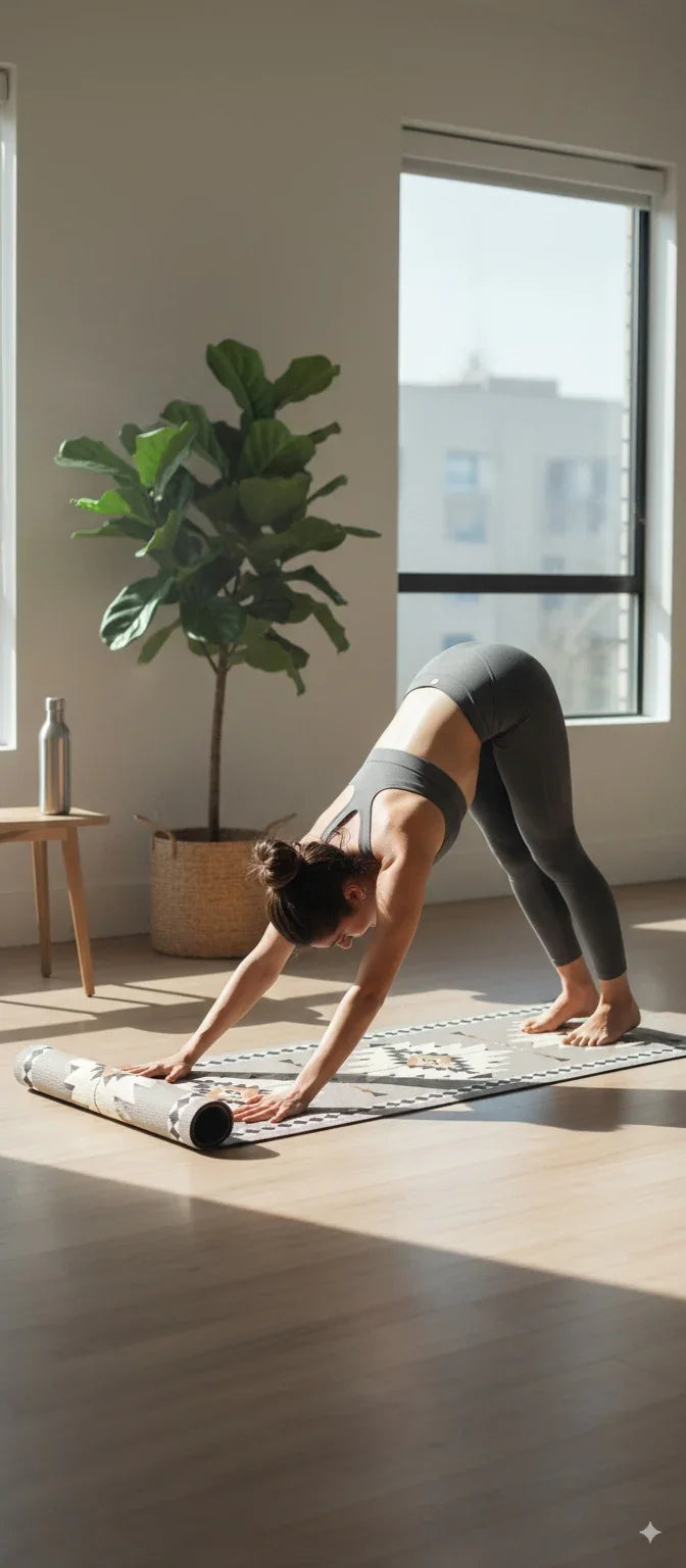Yoga Mat | 6mm Thick | Gray | Non-Slip | Eco Friendly | Yune Yoga | Scorpion Bay