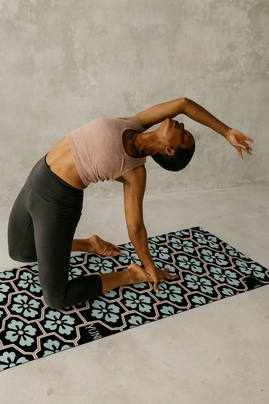Yoga Mat | 6mm Thick | Black | Non-Slip | Eco Friendly | Yune Yoga | Crow