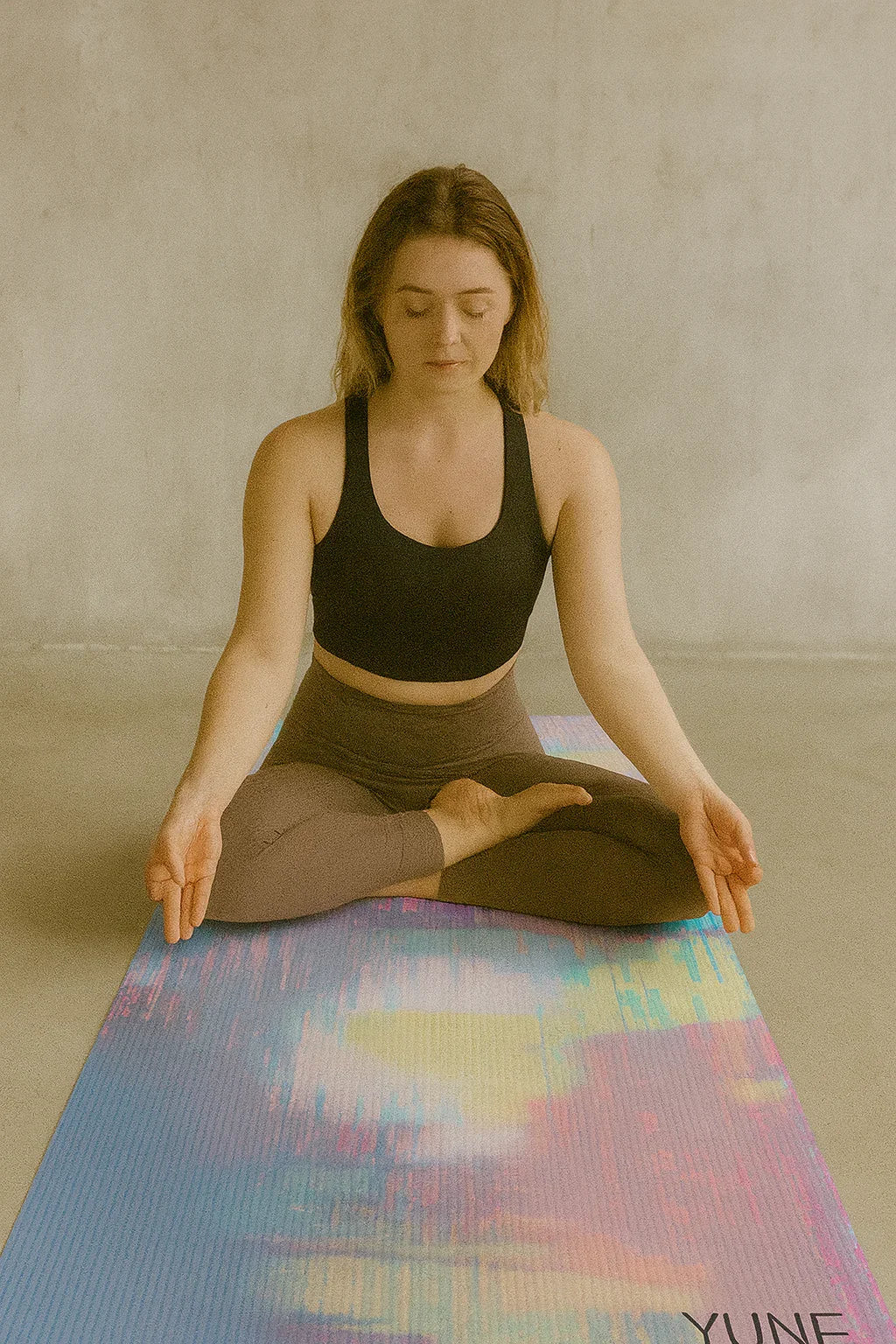 Skaro Yoga Mat — Future Vibes, Zero-Slip Grip (Cushioned Comfort)