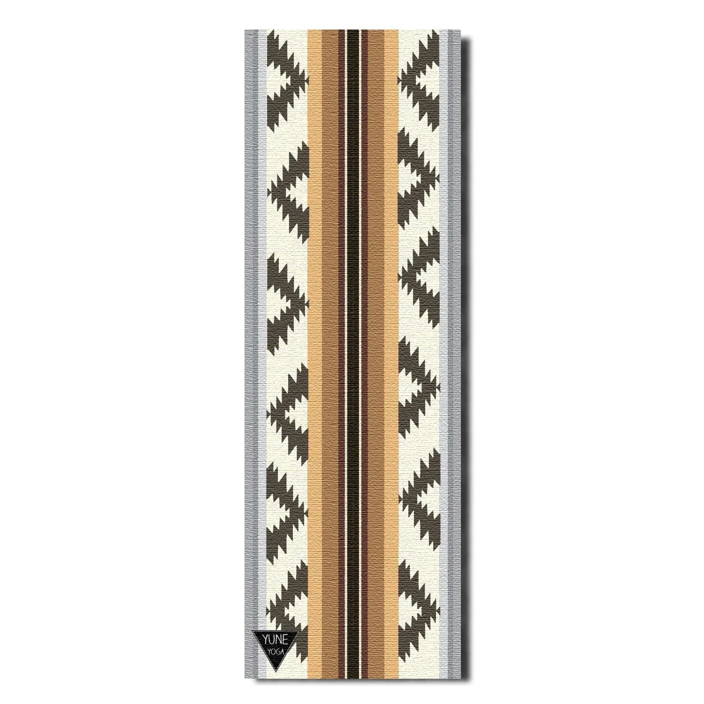 Bear Creek Sand Yoga Mat – 6 mm Extra Thick, Double-Sided Non-Slip, Eco-Friendly PER with Neutral Sand Tone Design | Yune Yoga