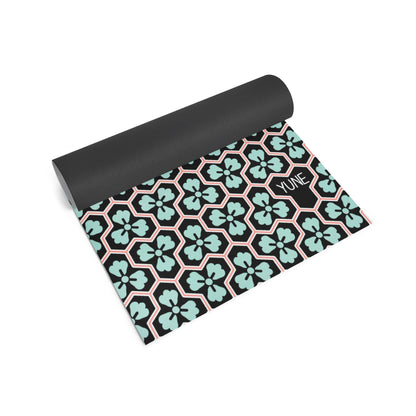 Yoga Mat | 6mm Thick | Black | Non-Slip | Eco Friendly | Yune Yoga | Crow