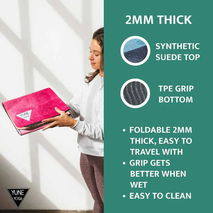Foldable Yoga Mat – Apollo | Lightweight Eco-Friendly Travel Mat by Yune Yoga