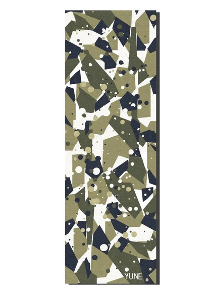 Yoga Mat | 6mm Thick | Green | Non-Slip | Eco Friendly | Yune Yoga | Granite
