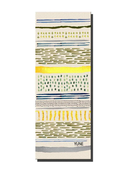 Yoga Mat | 6mm Thick | Beige| Non-Slip | Eco Friendly | Yune Yoga | Reed