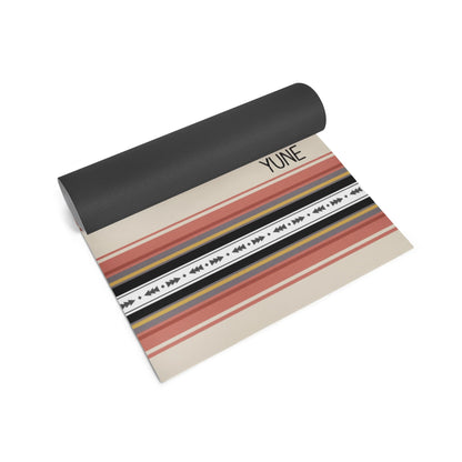 Yoga Mat | 6mm Thick | Striped | Non-Slip | Eco Friendly | Yune Yoga | Dion